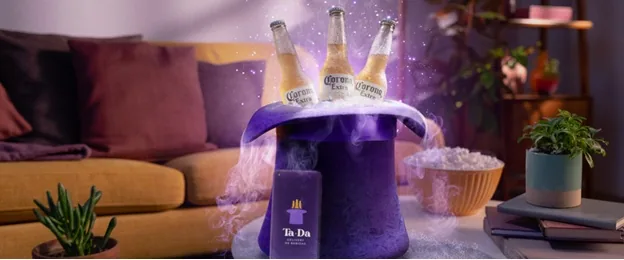 TaDa Delivery: bebidas servidas desde el sombrero característico de la marca