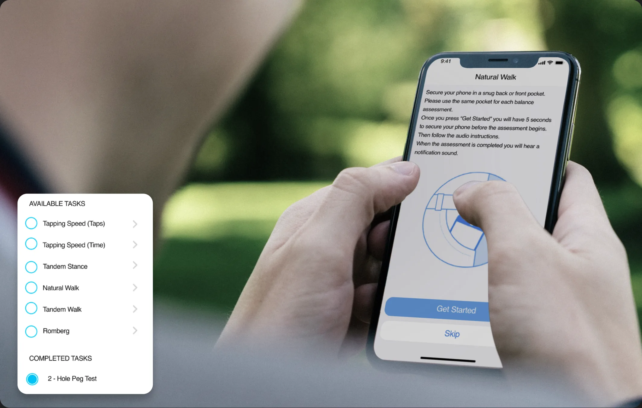 The Michigan app, turning gait, balance and coordination measurements into something a clinician can read